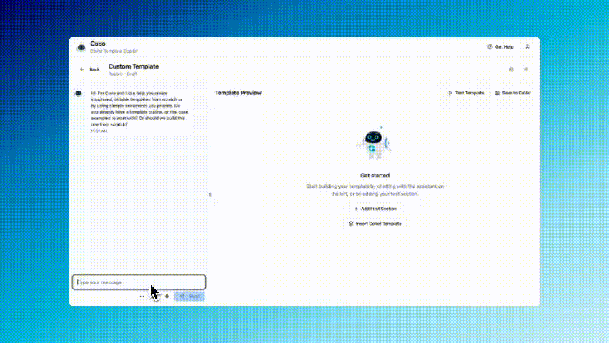 CoVet Coco Template Builder